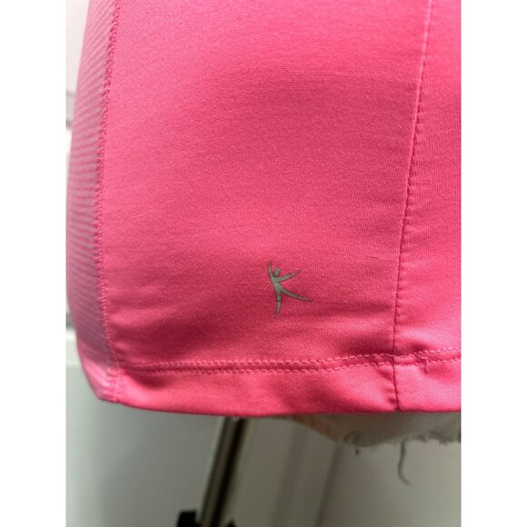 Danskin Womens Pink Dri-More Racerback Sports Shelf Bra Tank Top Size M - Picture 5 of 8